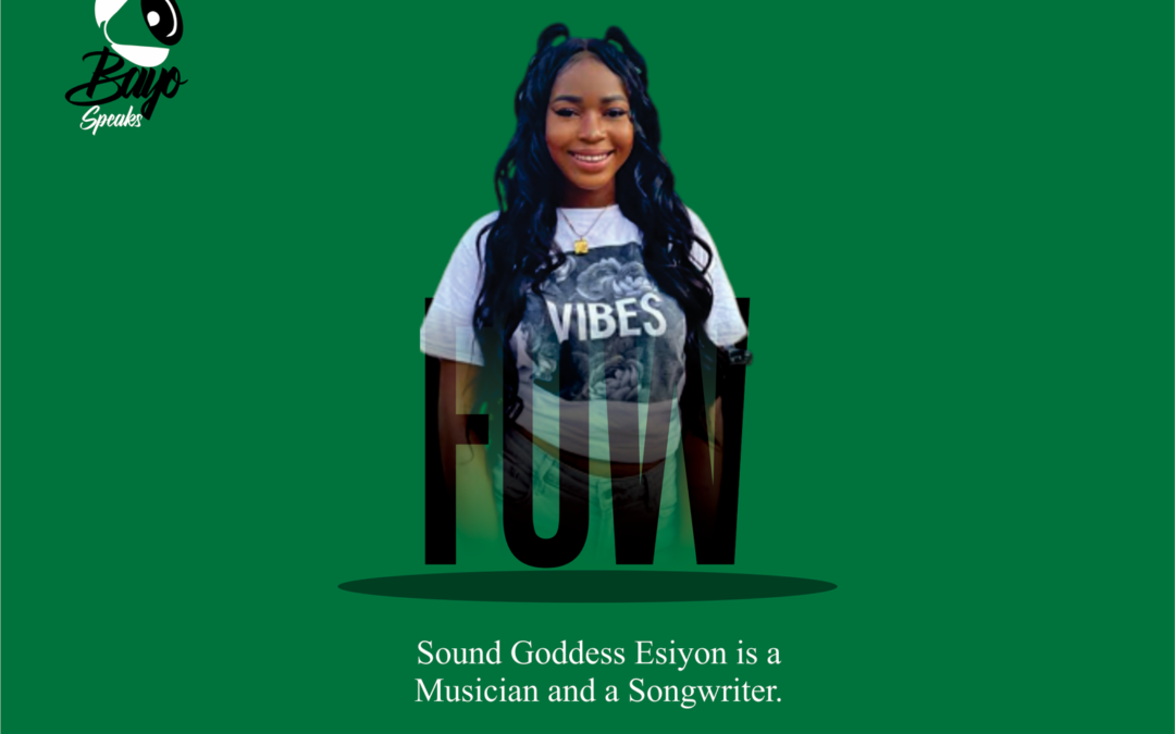 #Faceoftheweek – Sound Goddess Esiyon